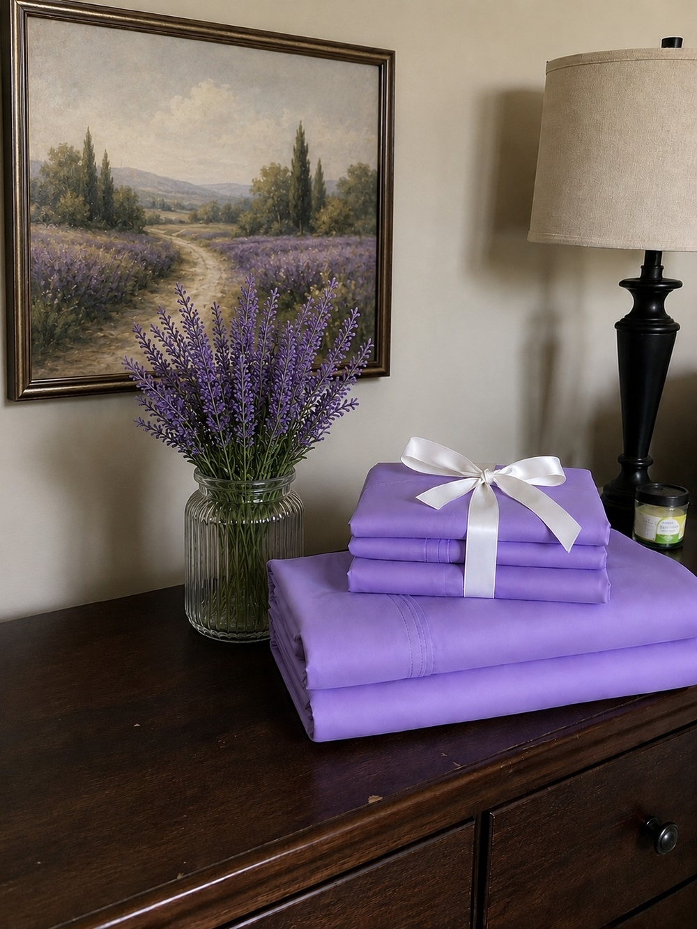 New 4pcs Cooling Bedding Sheet Set Extra Deep Pocket In Package